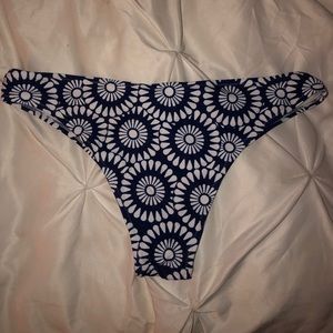 Adorable blue & white design swim suit bottoms